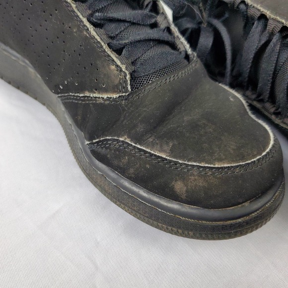 Junior Nike Jordan 1 Flight 5 Black Basketball Trainers 881440 010 Size 7y - Picture 9 of 16